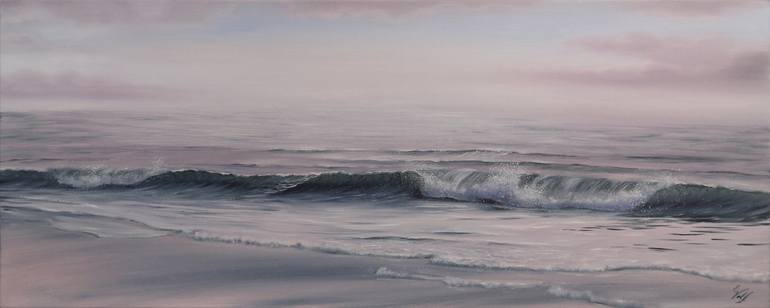 Original Realism Seascape Painting by Eva Volf