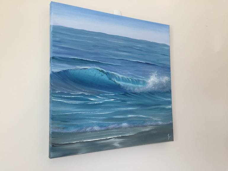 Original Realism Seascape Painting by Eva Volf