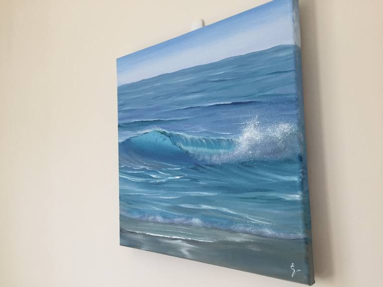 Original Realism Seascape Painting by Eva Volf