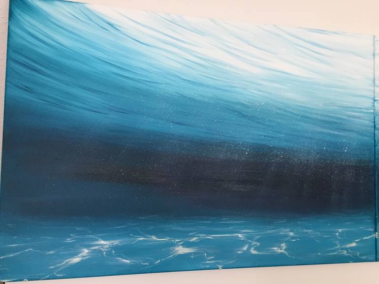 Original Fine Art Water Painting by Eva Volf