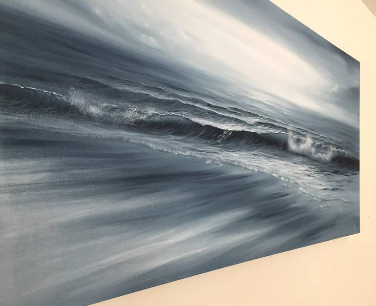 Original Realism Seascape Painting by Eva Volf