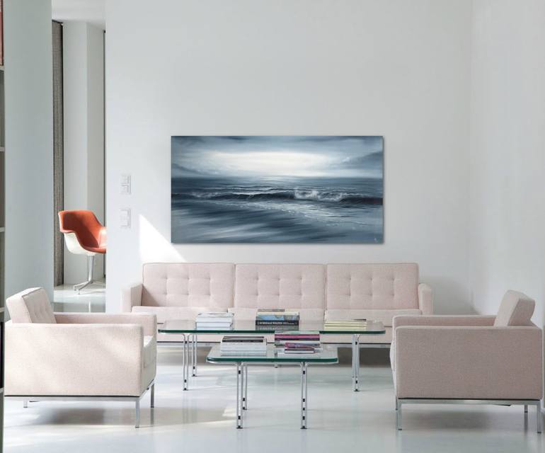 Original Realism Seascape Painting by Eva Volf