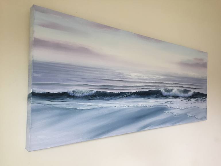 Original Realism Seascape Painting by Eva Volf