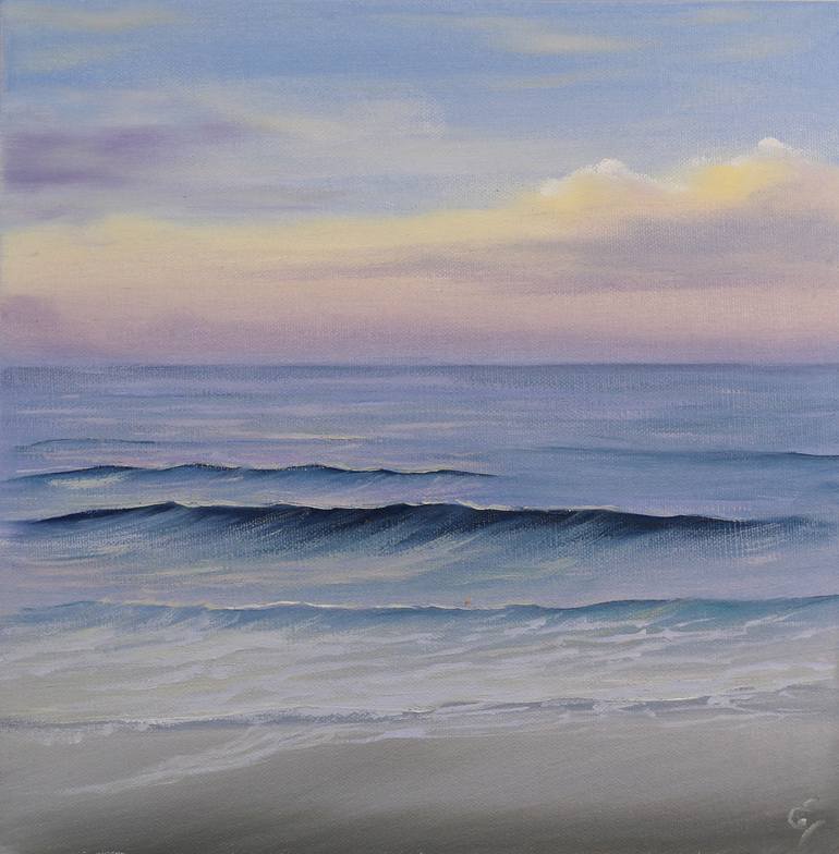 Original Realism Seascape Painting by Eva Volf