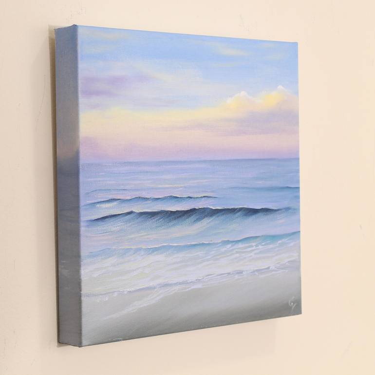 Original Realism Seascape Painting by Eva Volf