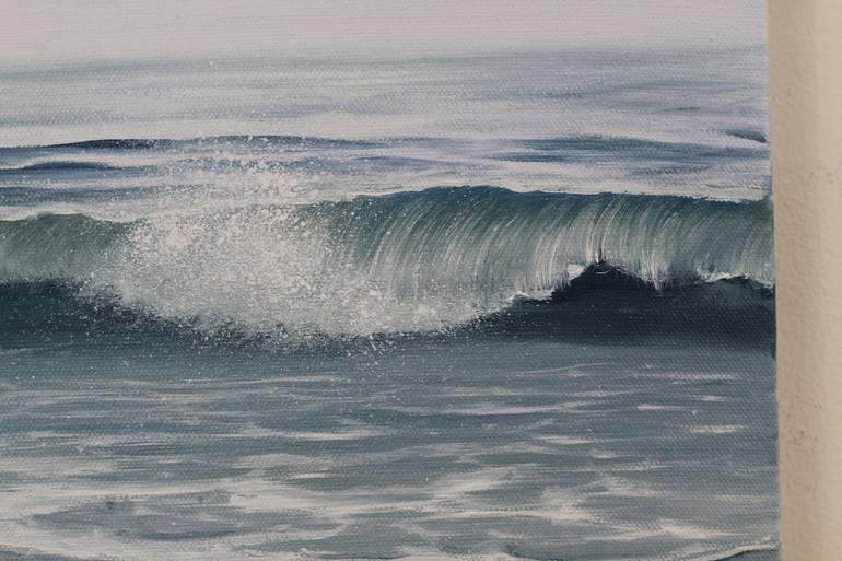 Original Realism Seascape Painting by Eva Volf