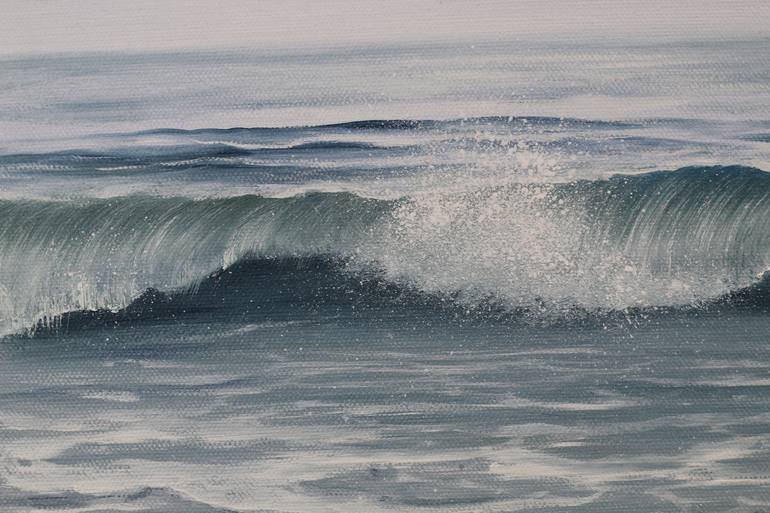 Original Realism Seascape Painting by Eva Volf