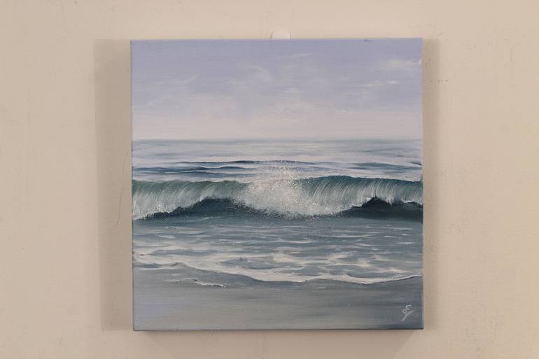 Original Realism Seascape Painting by Eva Volf