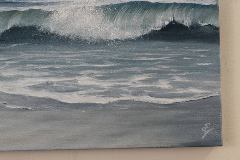 Original Realism Seascape Painting by Eva Volf