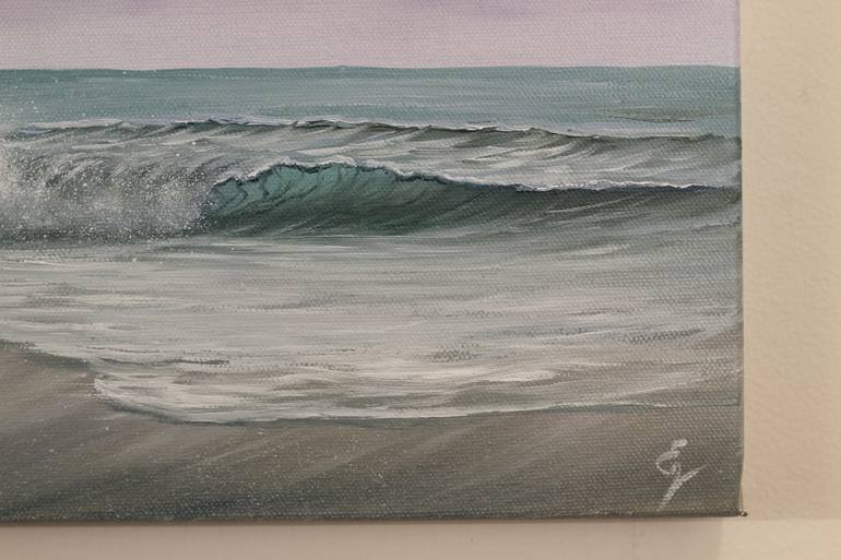 Original Fine Art Seascape Painting by Eva Volf