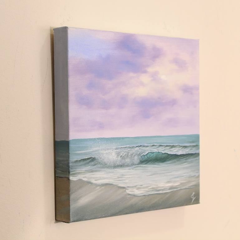 Original Fine Art Seascape Painting by Eva Volf