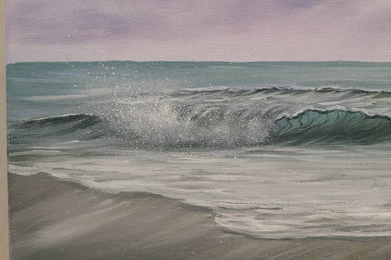 Original Fine Art Seascape Painting by Eva Volf