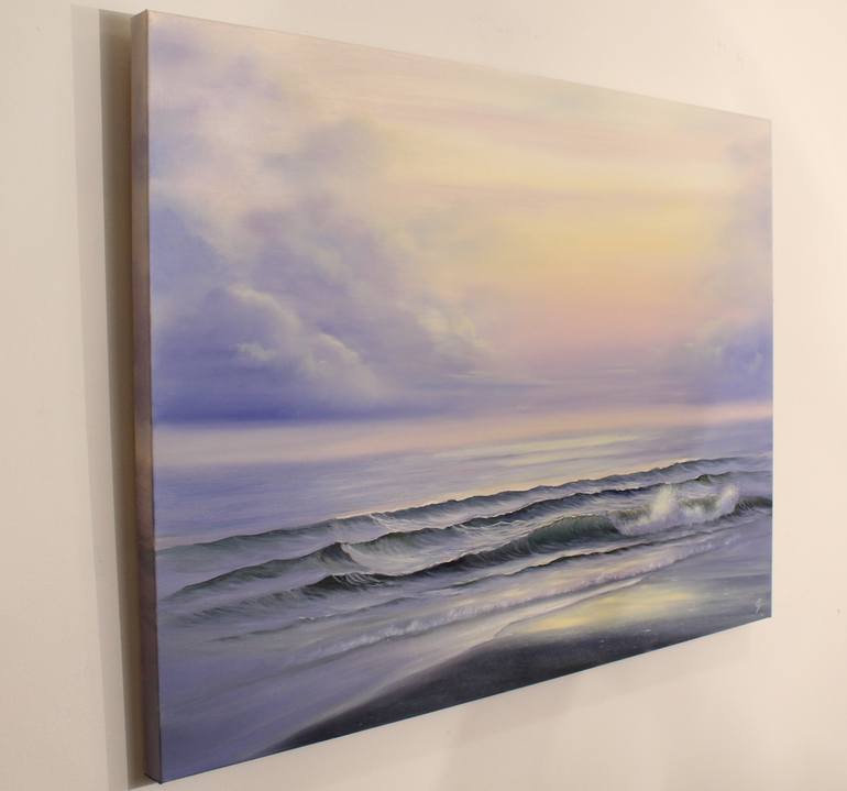 Original Realism Seascape Painting by Eva Volf