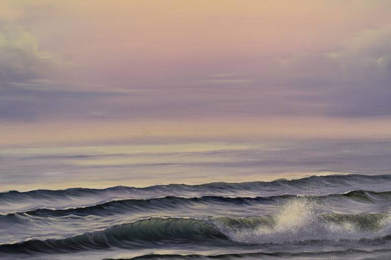 Original Realism Seascape Painting by Eva Volf