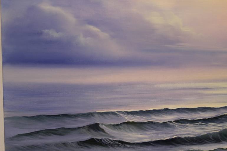 Original Realism Seascape Painting by Eva Volf