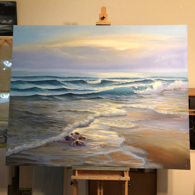 Original Other Seascape Painting by Eva Volf
