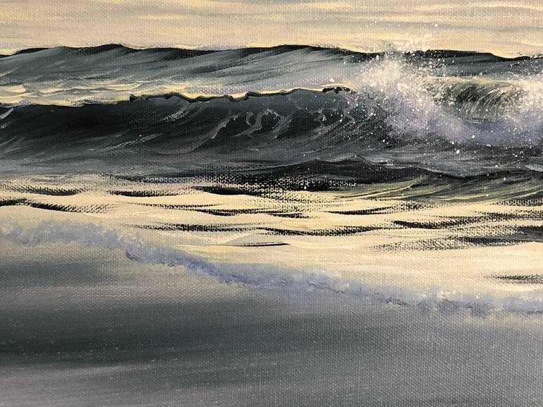 Original Realism Seascape Painting by Eva Volf