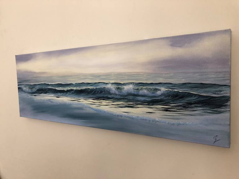 Original Realism Seascape Painting by Eva Volf