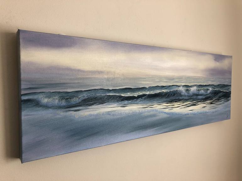 Original Realism Seascape Painting by Eva Volf