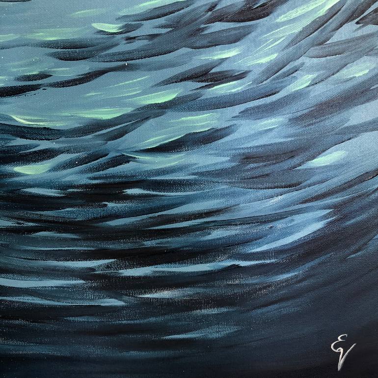 Original Expressionism Water Painting by Eva Volf