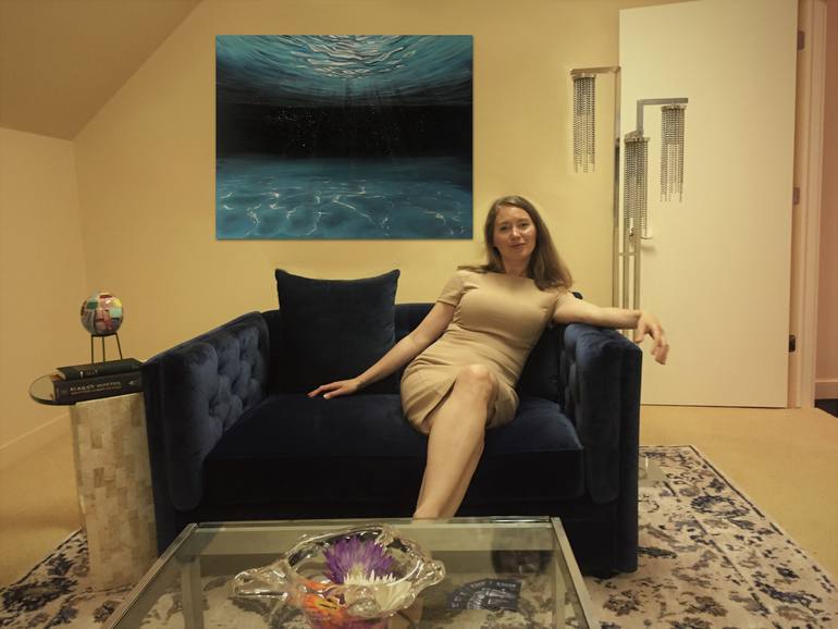 Original Realism Water Painting by Eva Volf