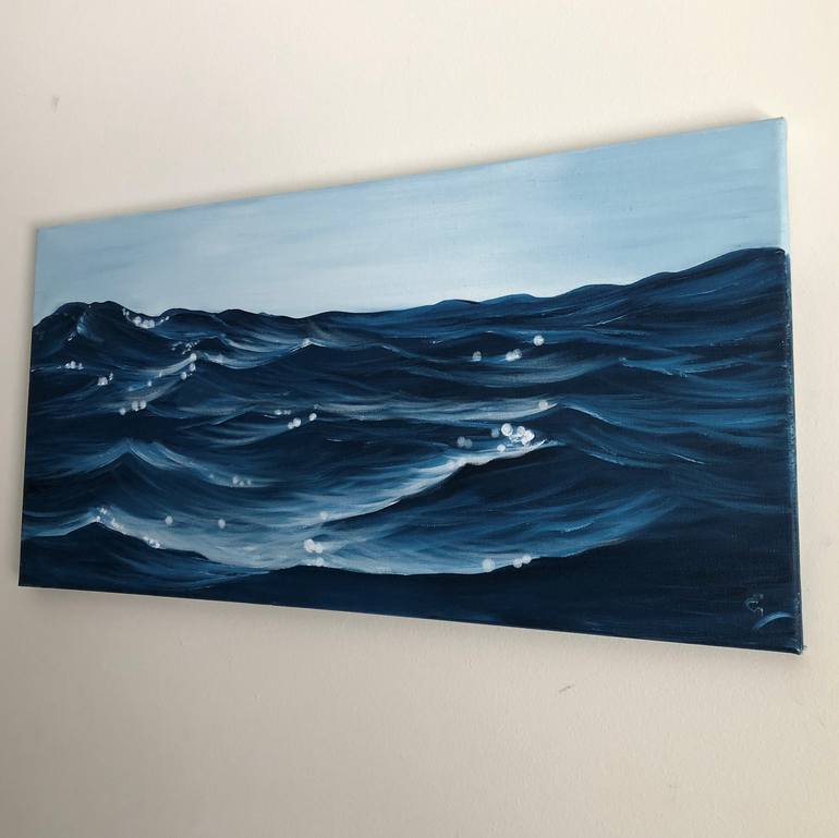 Original Realism Water Painting by Eva Volf