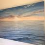 Large original coastal sunrise painting "Revival", inspired by my recent trip to Fort Lauderdale, Florida, oil on deep gallery canvas 36x24 inches.

•	Ready to hang, framing is not required: this work is painted on a gallery-wrapped, deep-edge canvas with the painted image extended around all four sides, wired, signed and dated by me.