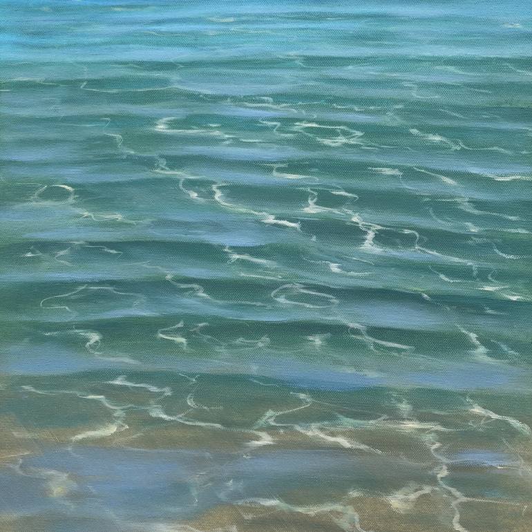Original Realism Beach Painting by Eva Volf
