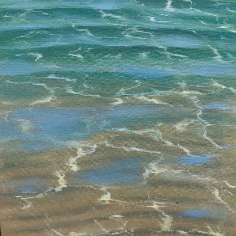 Original Realism Beach Painting by Eva Volf