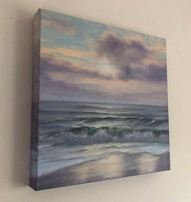 Original Realism Beach Painting by Eva Volf