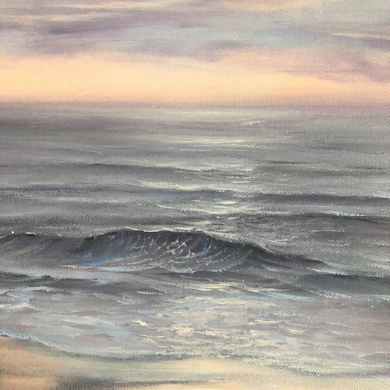 Original Realism Beach Painting by Eva Volf