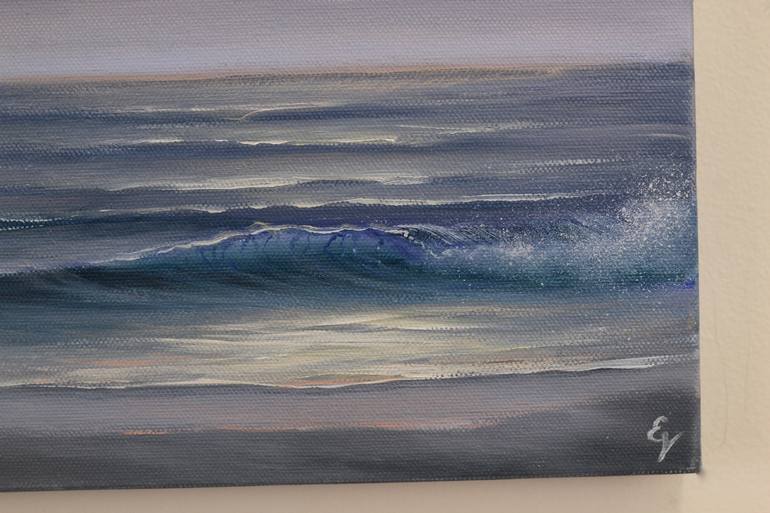 Original Impressionism Beach Painting by Eva Volf