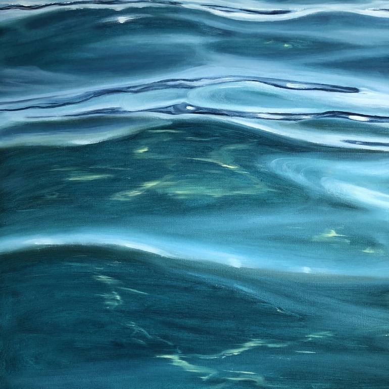 Original Realism Water Painting by Eva Volf