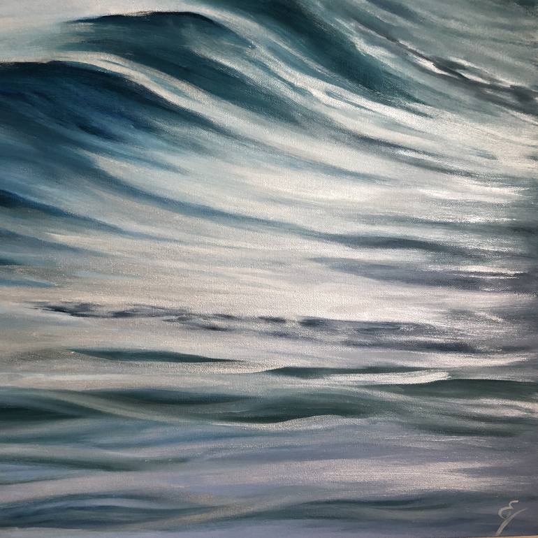 Original Impressionism Water Painting by Eva Volf