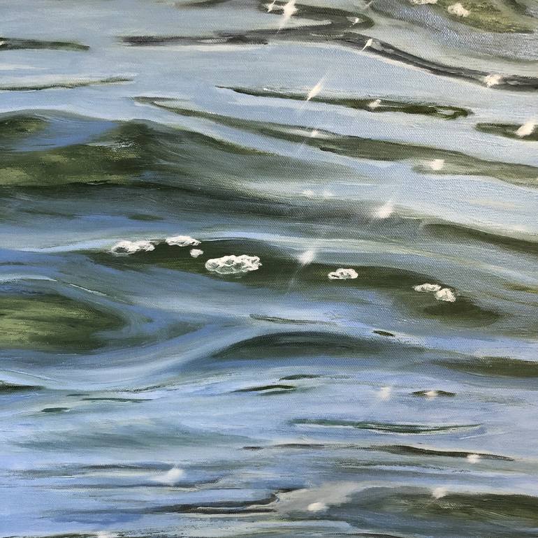 Original Realism Water Painting by Eva Volf