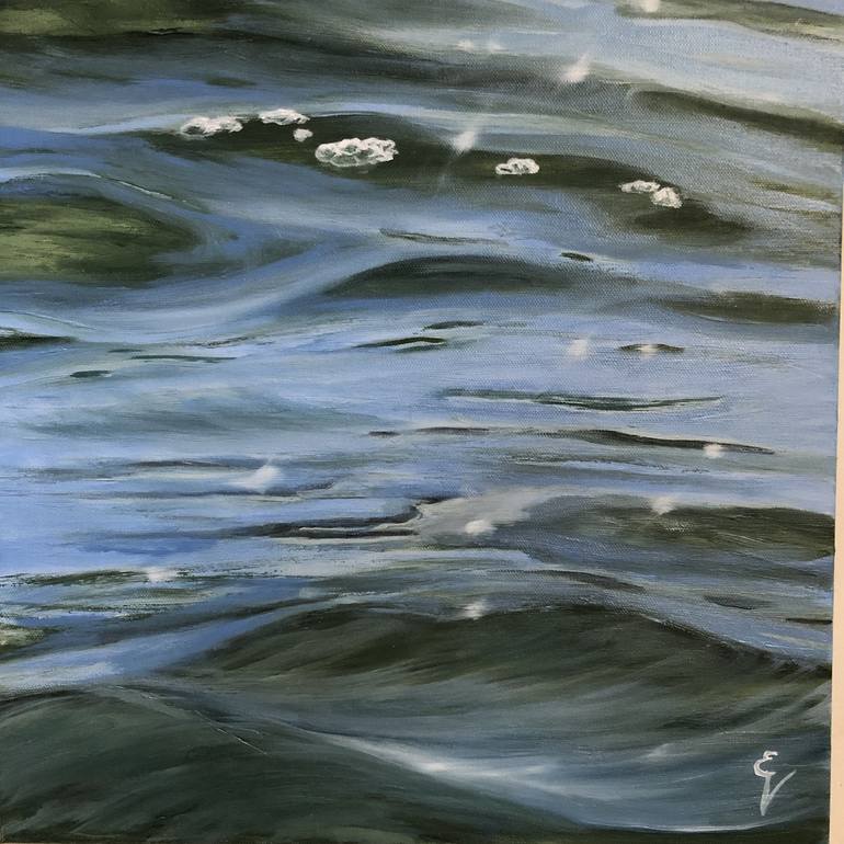 Original Realism Water Painting by Eva Volf