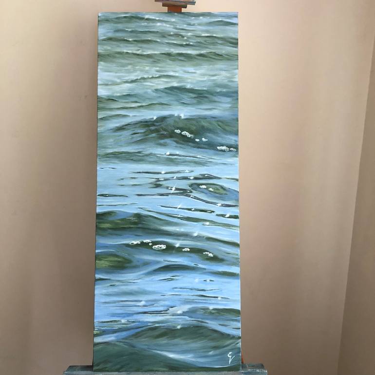 Original Realism Water Painting by Eva Volf