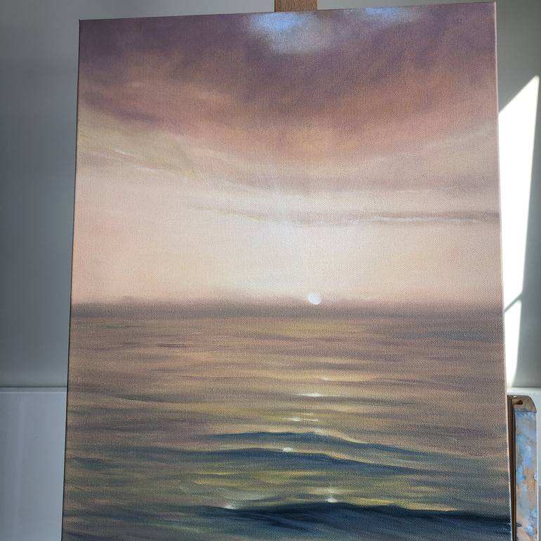 Original Realism Seascape Painting by Eva Volf