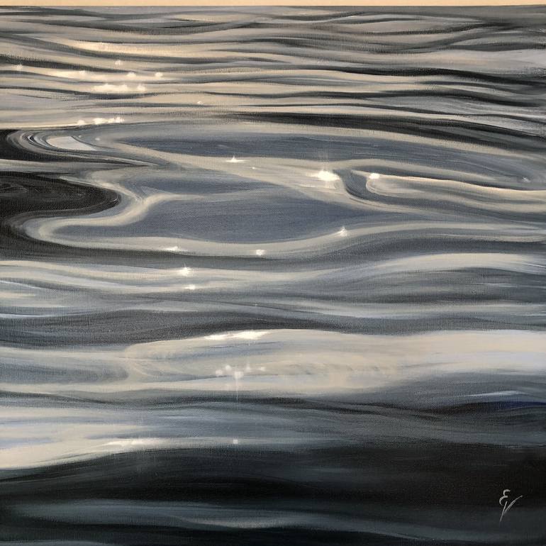 Original Realism Water Painting by Eva Volf