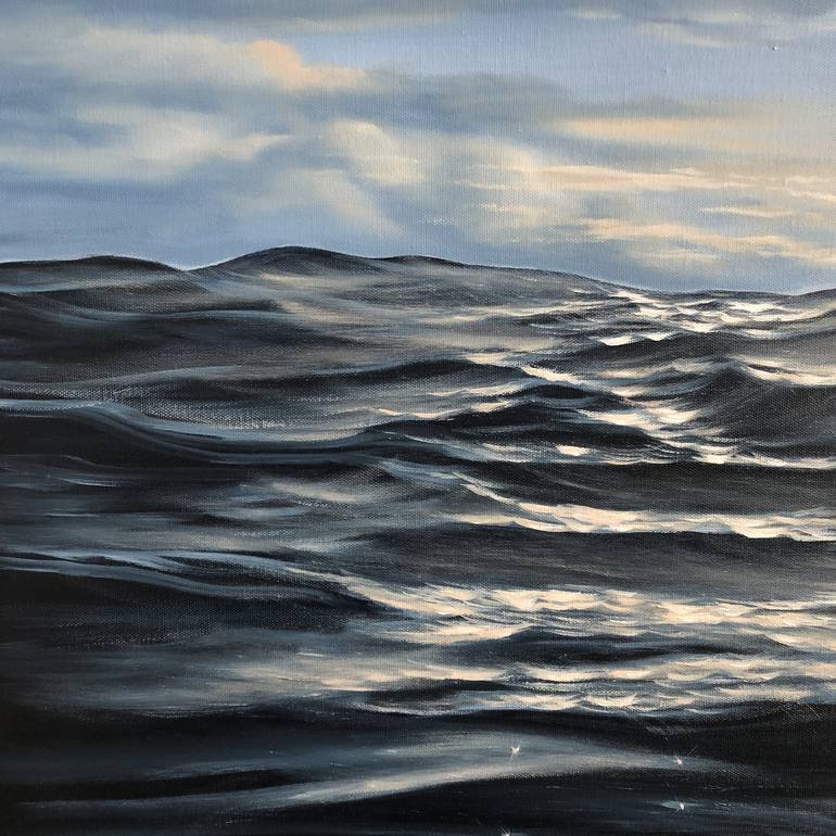 Original Realism Water Painting by Eva Volf