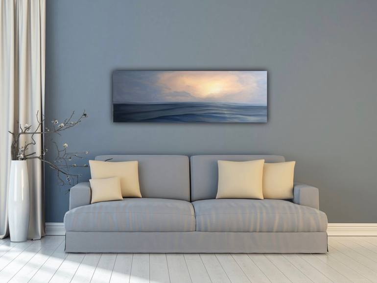 Original Realism Seascape Painting by Eva Volf