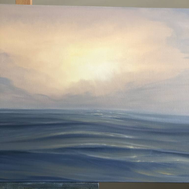 Original Realism Seascape Painting by Eva Volf