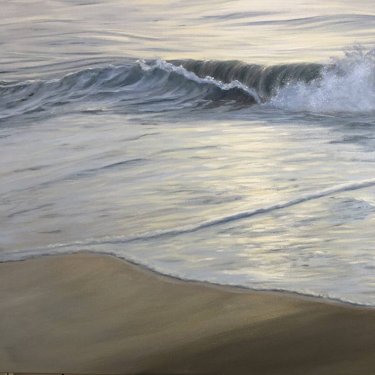 Original Realism Seascape Painting by Eva Volf