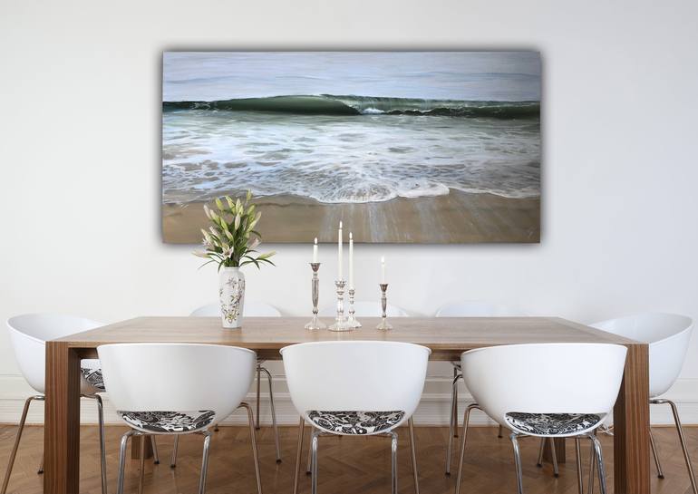 Original Realism Seascape Painting by Eva Volf