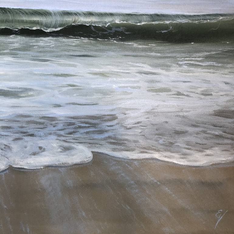 Original Realism Seascape Painting by Eva Volf