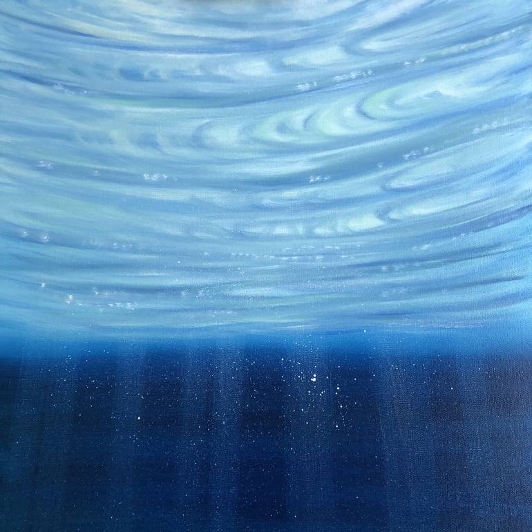 Original Realism Water Painting by Eva Volf