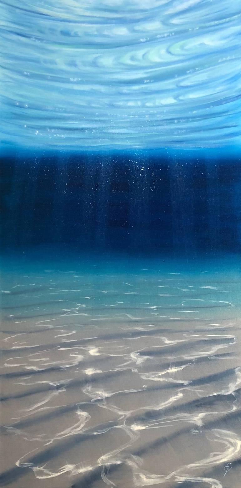 Original Realism Water Painting by Eva Volf