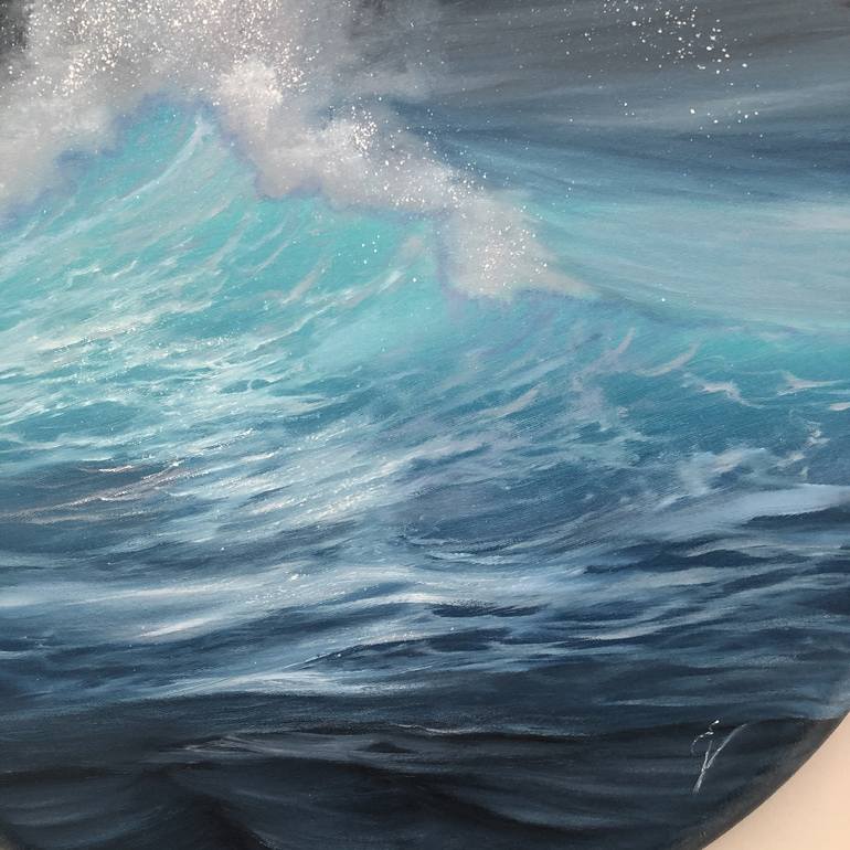 Original Realism Water Painting by Eva Volf