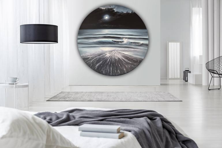 Original Realism Seascape Painting by Eva Volf