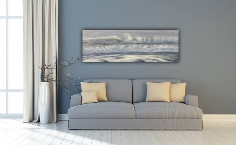 Original Realism Seascape Painting by Eva Volf